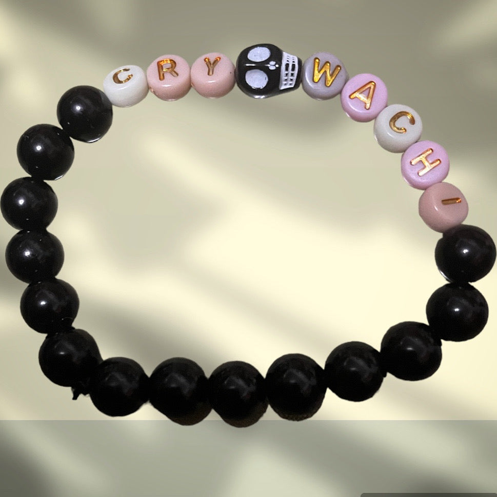 Cry Wachi Obsidan Bracelet
