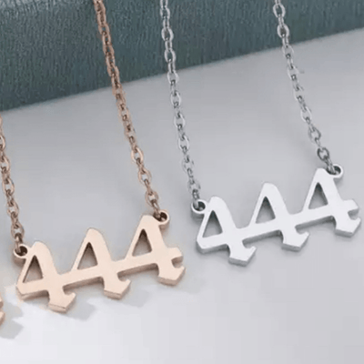 Angel number 444 (gold,silver, rose gold)